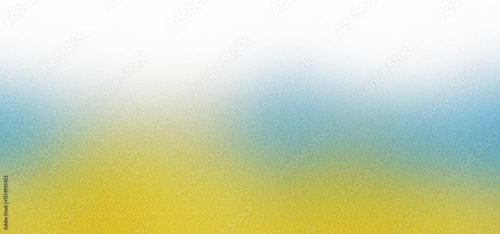Poster yellow and blue glitter gradient creating a vibrant and textured backdrop on a transparent backgroun