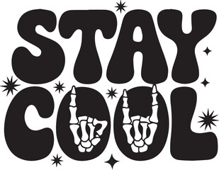 Retro Groovy Typographic Design