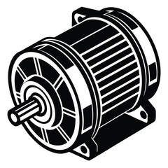 MCB Motor vector isolated on white background