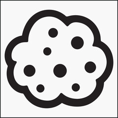 Obraz premium biscuit icon logo