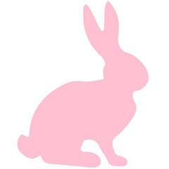 Easter  pink bunny.