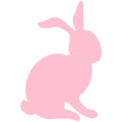 Easter  pink bunny.