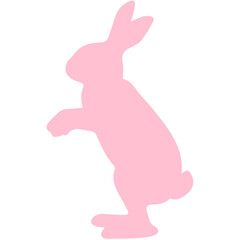 Easter  pink bunny.