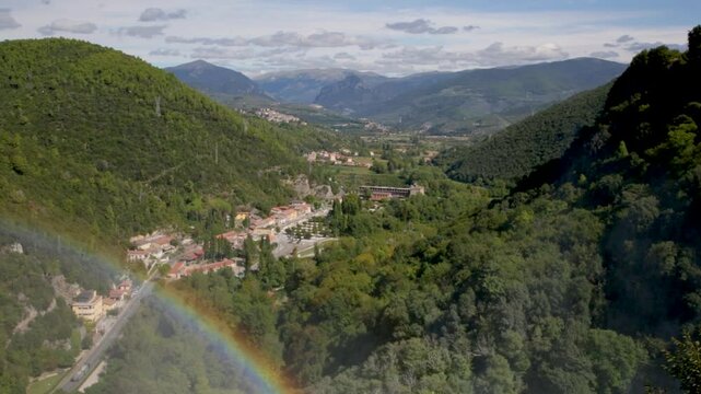 Cascata Delle Marmore waterfalls in Terni, Umbria, Italy