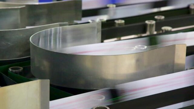 The conveyor speed for sorting letters postcode close up