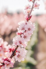 Obraz premium Spring cherry blossoms bloom