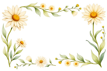 Fototapeta premium frame of flowers