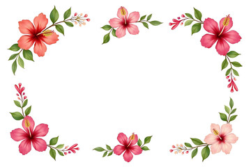 Fototapeta premium frame of flowers