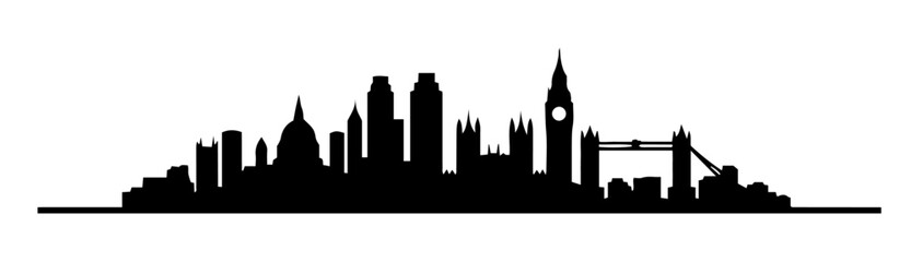 london skyline silhouette