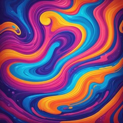 Fototapeta premium Abstract Visualization of Spectral Harmony