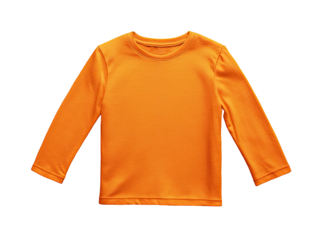 Orange long-sleeve toddler top