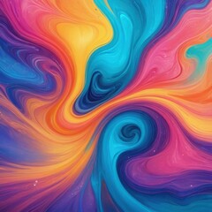 Obraz premium Chromatic Cascade
