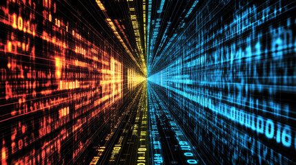 A business analyst leverages a Data Management System to generate reports, integrating KPI tracking and database insights for corporate strategy in finance, operations, and marketing