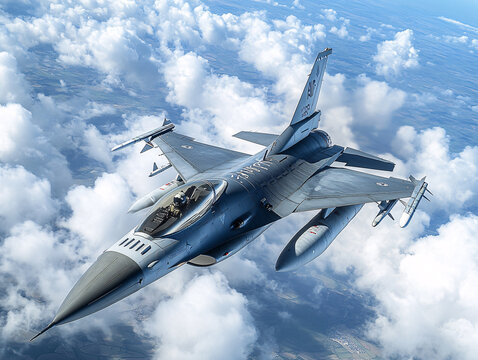 an advanced fighter jet flying over a cityscape at night, with its engines glowing and exhaust visible, creating a dramatic and intense atmosphere.