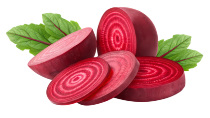 Fresh Beetroot Cuts | High-Quality Stock Image PNG

