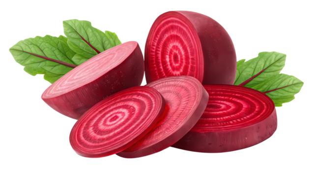 Fresh Beetroot Cuts | High-Quality Stock Image PNG

