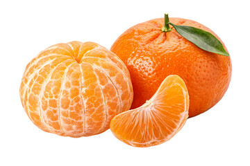 Mandarin Orange Isolated | Transparent Background PNG