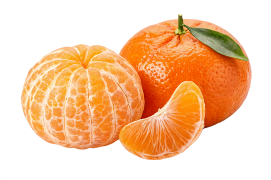 Mandarin Orange Isolated | Transparent Background PNG