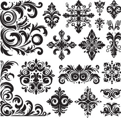 Luxury Ornamental Frame & King Crown Vector Design - Digital Download