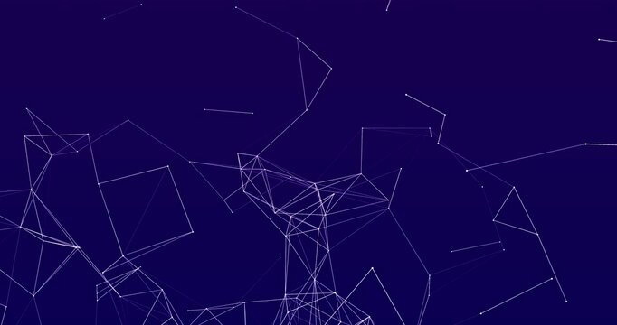 A weave of dots and lines rotating alternately around three axes. And a basic background for logo animation.