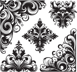 Luxury Ornamental Frame & King Crown Vector Design - Digital Download