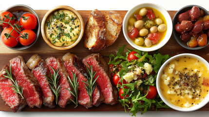  gourmet food collage