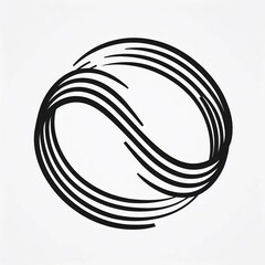 Infinite Flow A Swirl of Lines