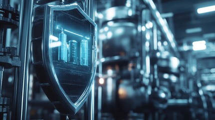 Industrial Cybersecurity Protection: Digital Shield Safeguarding Factory Infrastructure and Data