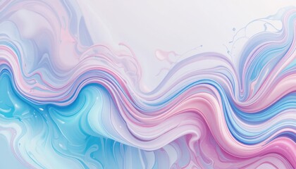 Fluid abstract art creation digital studio artwork colorful design eye-level aesthetic expression