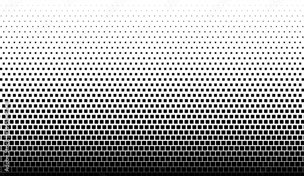 Poster gradient pattern with squares and rectangles
