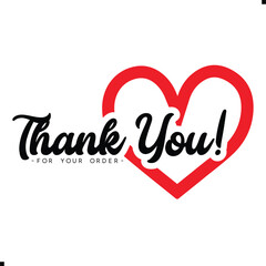 Thank You for Your Order. Elegant Thank You for Your Order Design with Stylish Graphics. Sophisticated Thank You for Your Purchase Image with Modern Elements. Chic Thank You for Your Order Graphic