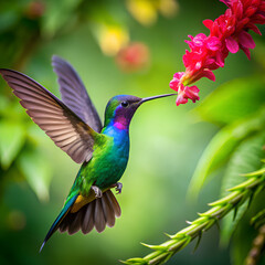 Fototapeta premium hummingbird on a branch