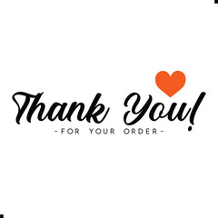 Thank You for Your Order. Elegant Thank You for Your Order Design with Stylish Graphics. Sophisticated Thank You for Your Purchase Image with Modern Elements. Chic Thank You for Your Order Graphic