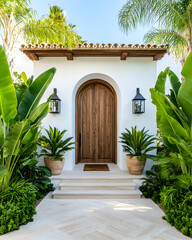 Fototapeta premium Modern Mediterranean Entranceway