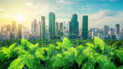 Green Cityscape: Sustainable Urban Development and Technological Integration for a Brighter Future
