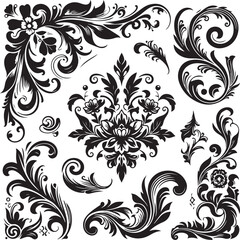 "Royal Ornamental King Crown Vector | Luxury Baroque Flourish Design