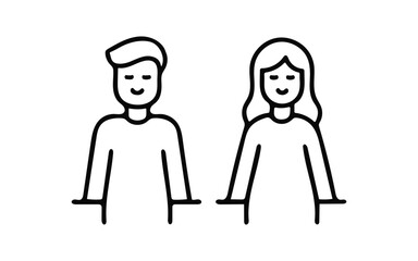 man and woman silhouette