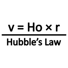 hubbles law icon
