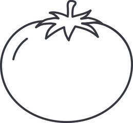 Obraz premium Tomato vegetable icon