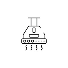 Extractor icon design with white background stock illustration