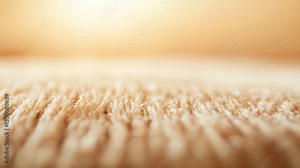 Aufkleber soft focus close up of plush textured fabric illuminated by natural light : generative ai
