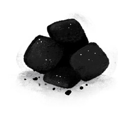 charcoal Illustration PNG clipart 