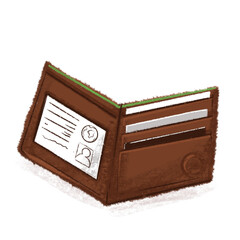 wallet Illustration PNG clipart 