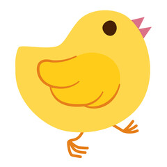 Cute Chicken Character for Festive Decoration