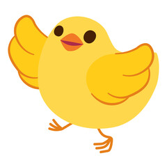 Cute Chicken Character for Festive Decoration