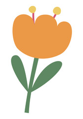 Vibrant Flower and Element For Decoration Spring Season