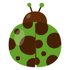 Cute Ladybug Element For Decoration Spring Season