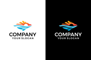 sunset logo design inspiration