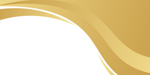 gold wave curve, golden wave corner shape for element, stripes ribbon golden graphic,  modern