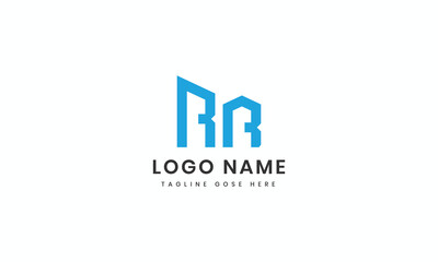 Fototapeta premium monogram rr logo